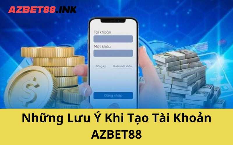 Những Lưu Ý Khi Tạo Tài Khoản AZBET88