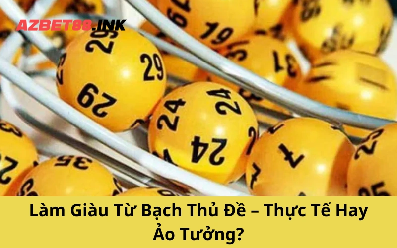 Làm Giàu Từ Bạch Thủ Đề – Thực Tế Hay Ảo Tưởng?