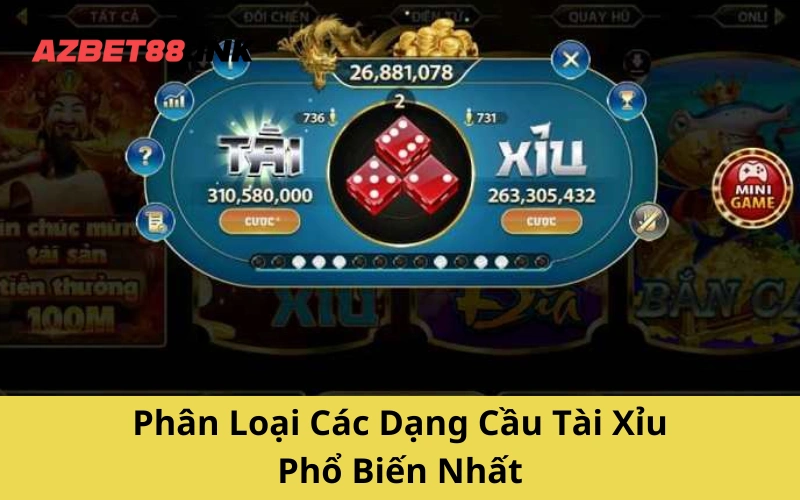 Phân Loại Các Dạng Cầu Tài Xỉu Phổ Biến Nhất